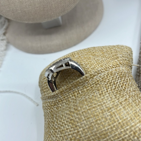 Vintage Estate 925 Sterling Silver Amethyst Statement Ring - Size 7 - Picture 15 of 17